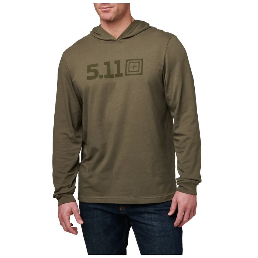 CAMISETA 5.11 - HOODED L/S TEE