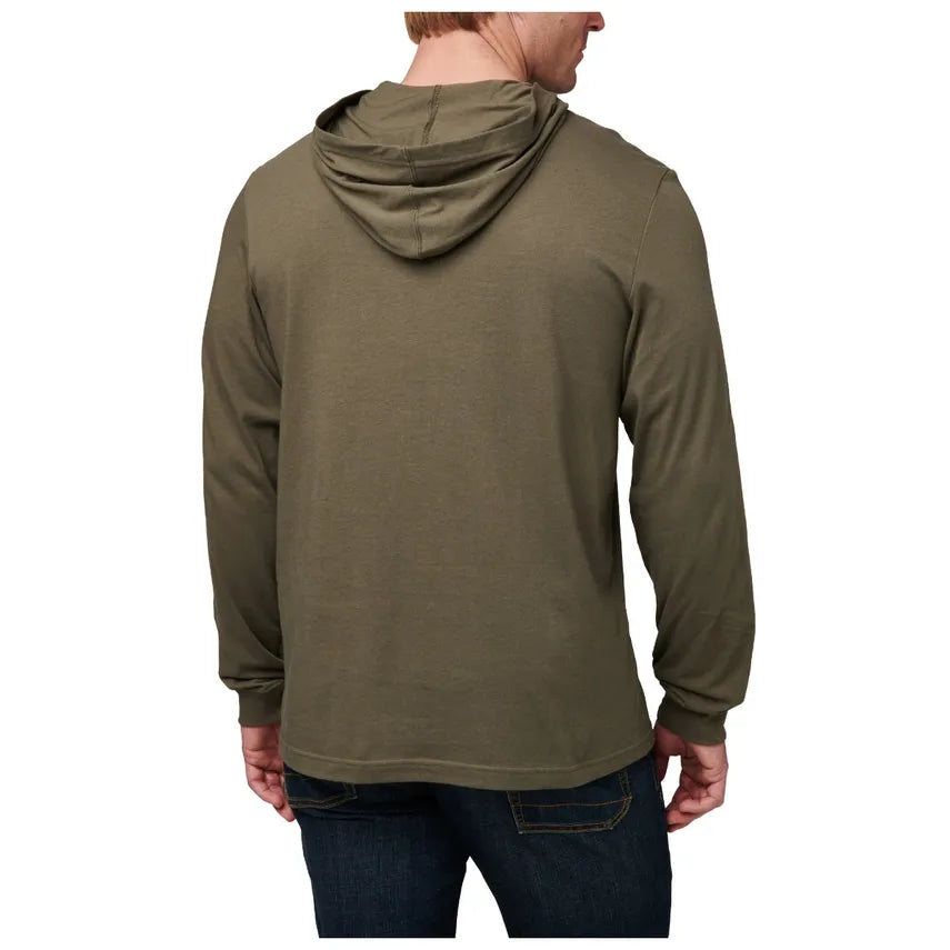 CAMISETA 5.11 - HOODED L/S TEE