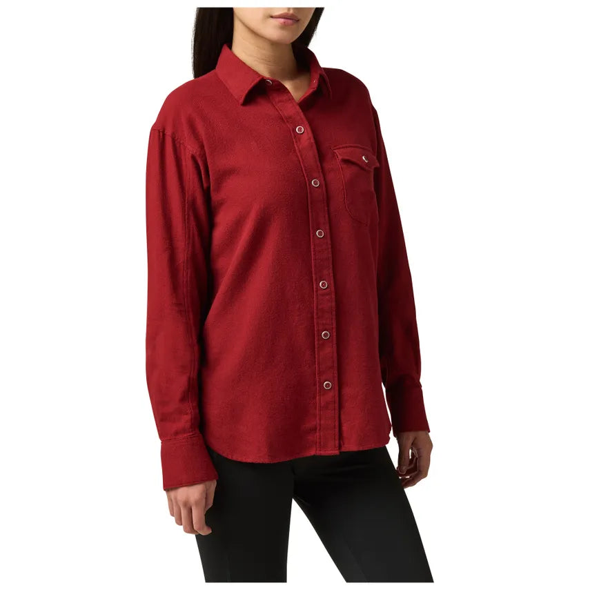 SHIRT 5.11 - BRIANNA SOLID FLANNEL L/S