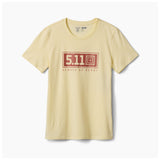 5.11 T-SHIRT - WOMEN'S 5.11 LOGO RECTANGLE 