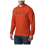 CAMISETA 5.11 - HOODED L/S TEE