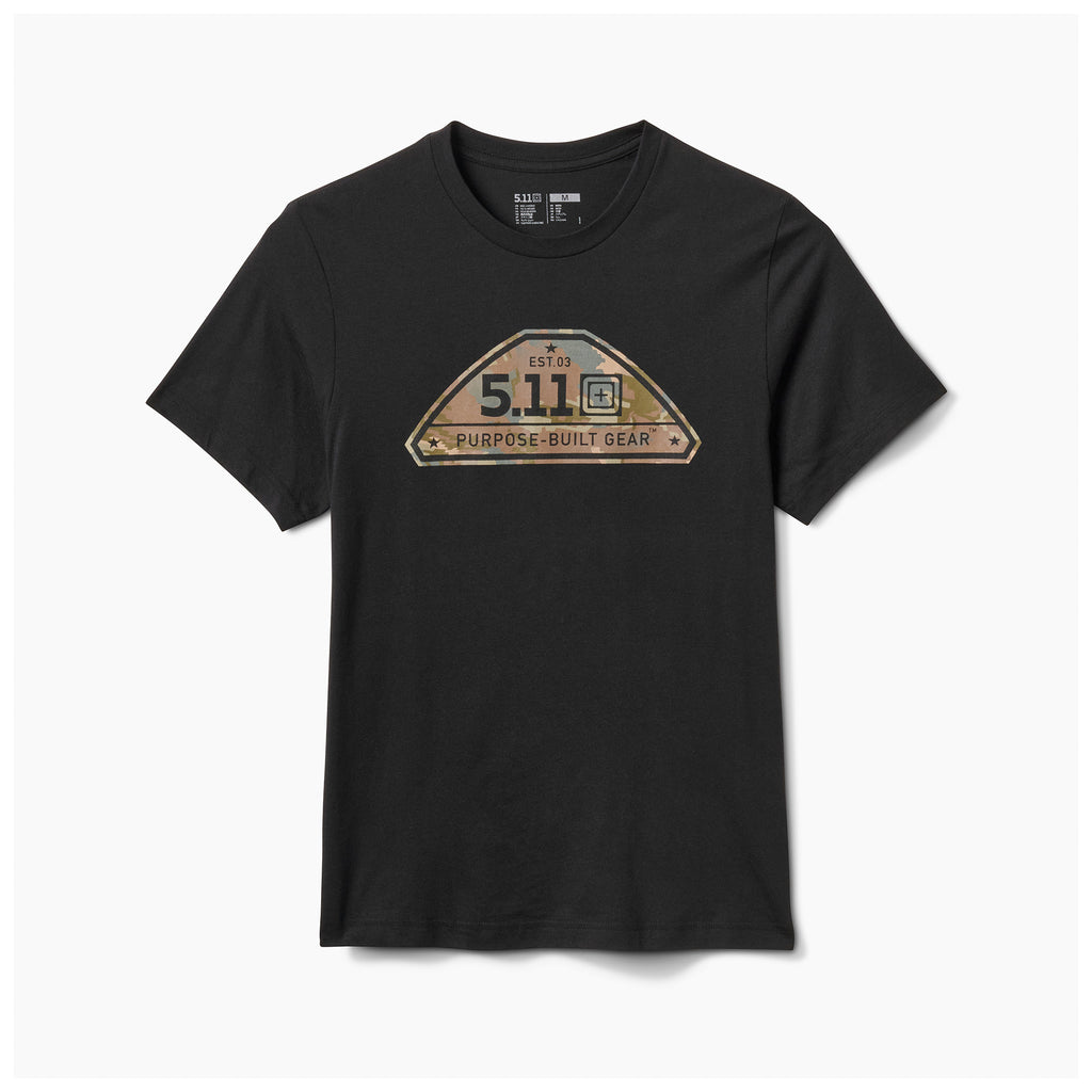 5.11 T-SHIRT - CAMO CREST TEE 