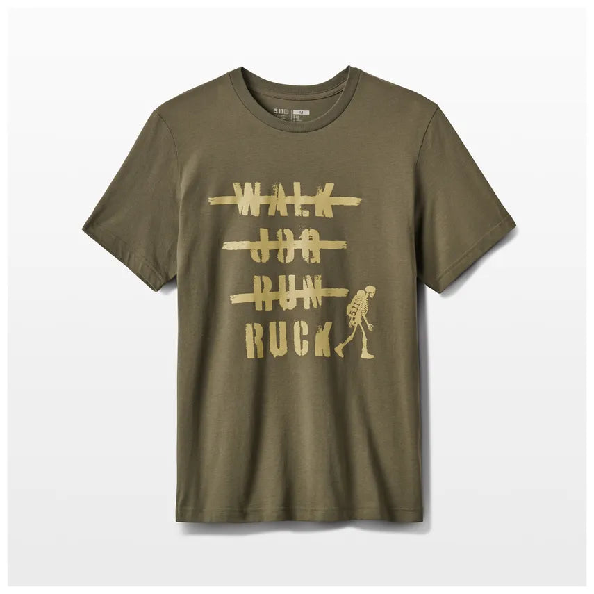 CAMISETA 5.11 - WALK JOG RUN RUCK SS TEE