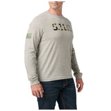 5.11 - WOODLAND CAMO FILL LS TEE 