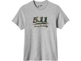 5.11 T-SHIRT - WOODLAND MOTO LOGO SS TEE