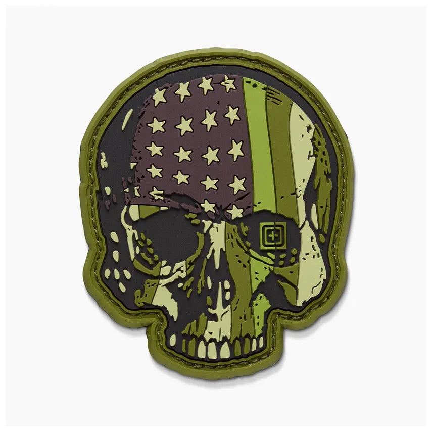 PATCH 5.11 - PATRIOT SKULL 