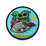 HOTROD ALIEN PARCHE