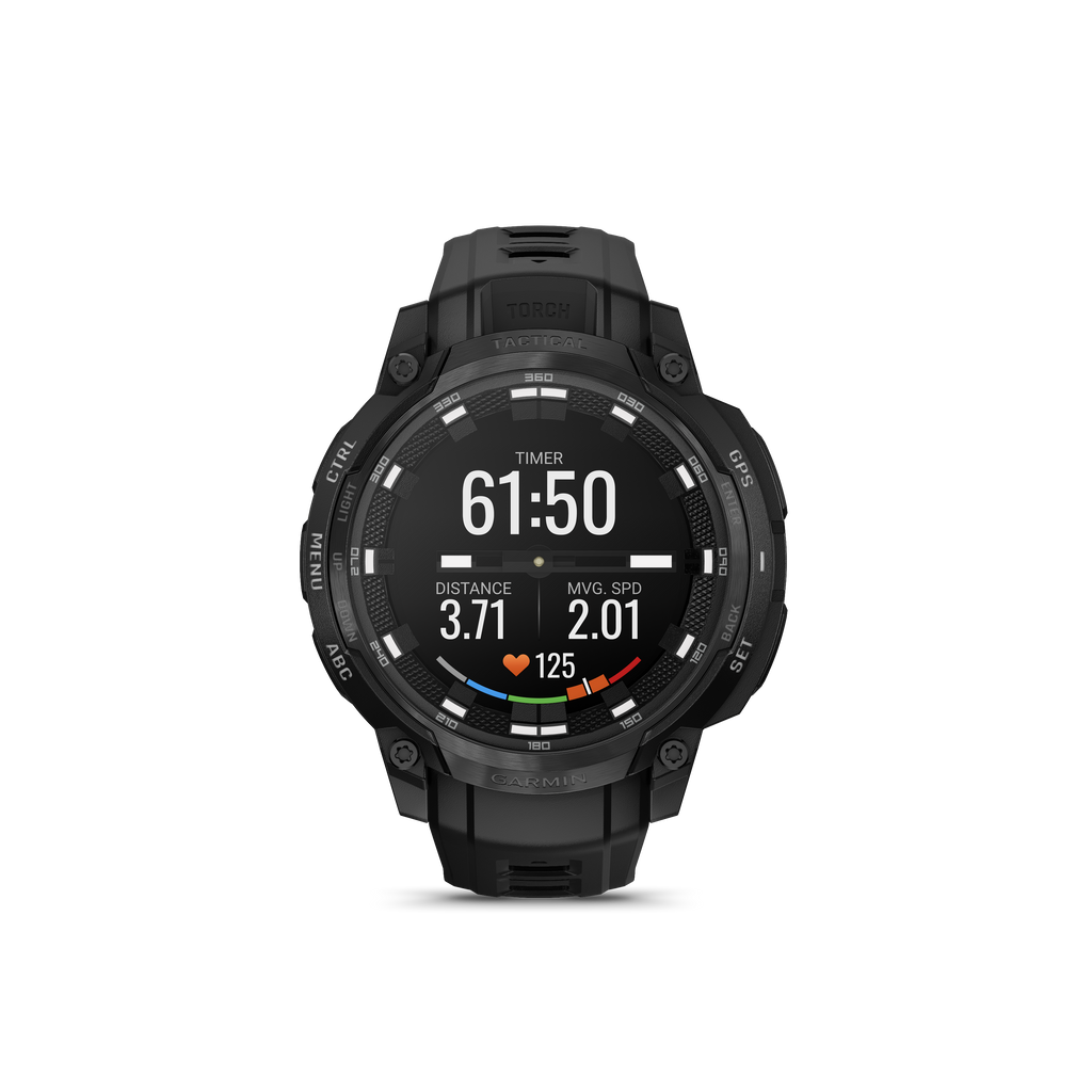 GARMIN - INSTINCT CROSSOVER AMOLED - TACTICAL EDITION NEGRO