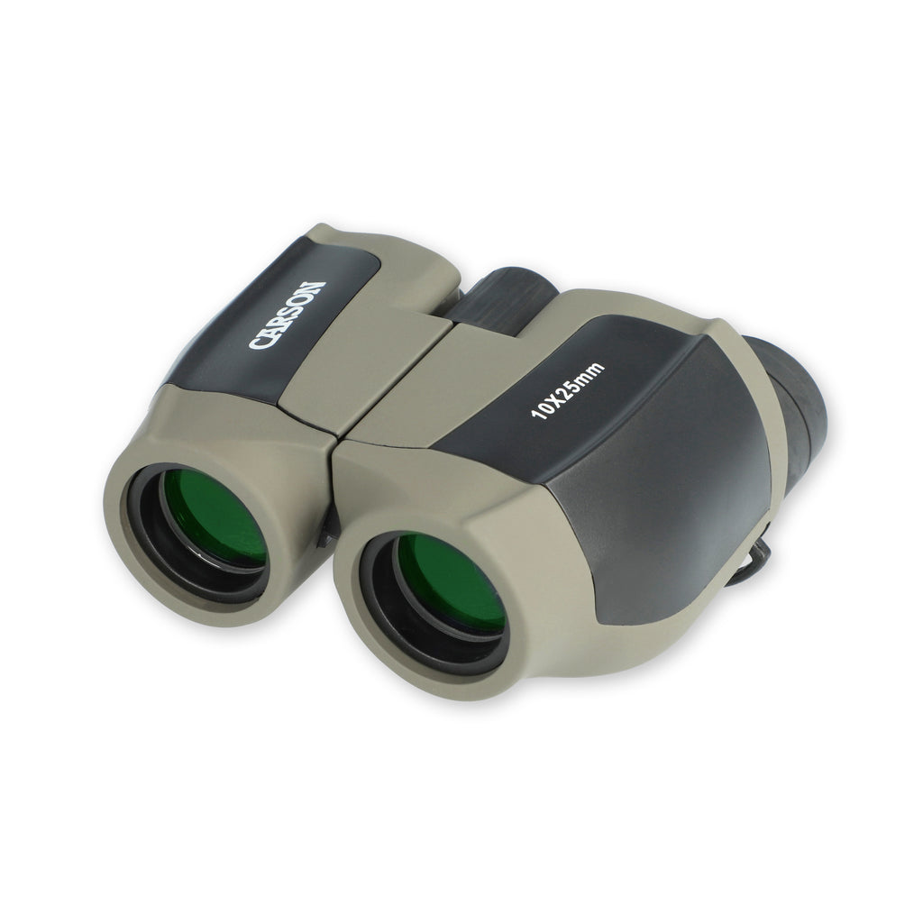 CARSON - ScoutPlus 10x25mm Binoculars  - Compact Porro Prism - Box