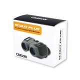 CARSON - ScoutPlus 10x25mm Binoculars  - Compact Porro Prism - Box