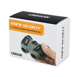CARSON - MiniScout 7x18mm Binoculars  - Compact Porro Prism - Box