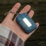 CARSON - LED Keychain Flashlight: BU(Blue), GY(Gray)
