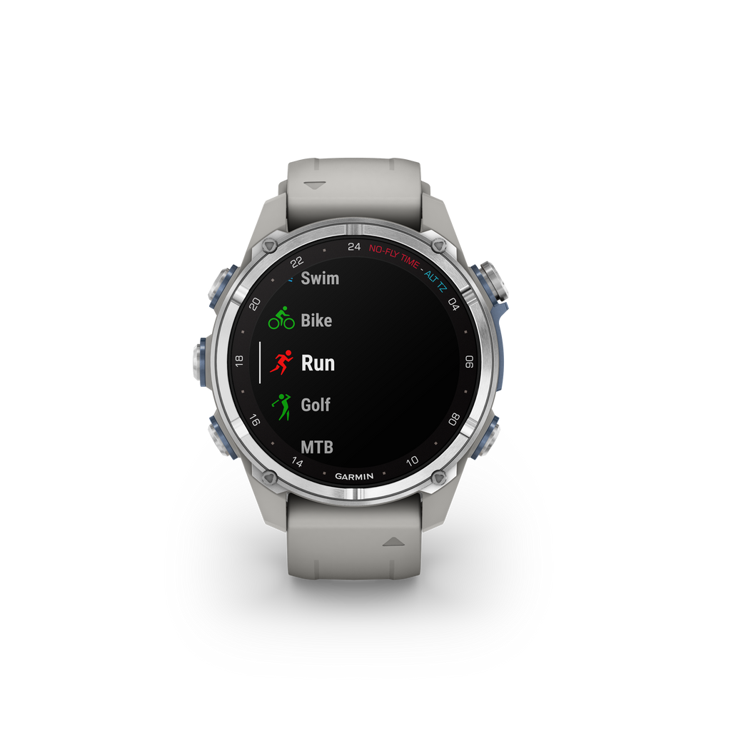 GARMIN - DESCENT MK3 - 43 MM ACERO INOXIDABLE CON CORREA DE SILICONA GRIS NIEBLA