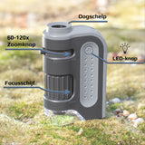 CARSON - 60-120x LED MicroBrite Plus Pocket Microscope