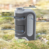 CARSON - 60-120x LED MicroBrite Plus Pocket Microscope