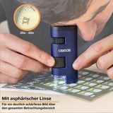 CARSON - PocketMicro 20-60x LED Pocket Microscope