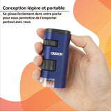 CARSON - PocketMicro 20-60x LED Pocket Microscope