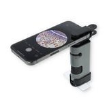 CARSON - 120x -240x LED Pocket Microscope w/Smartphone Adapter