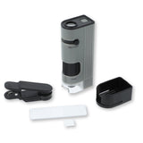 CARSON - 120x -240x LED Pocket Microscope w/Smartphone Adapter