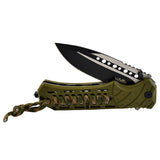 WALLIS -  NAVAJA DE BLOQUEO MANGO VERDE 9.5 CM