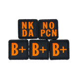 5.11 - BLOOD TYPE PATCH KIT B POSITIVE-MULTI-1 SZ-1 SZ-CSI Tactical