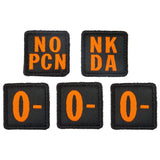 5.11 - BLOOD TYPE PATCH KIT O NEGATIVE-MULTI-1 SZ-1 SZ-CSI Tactical