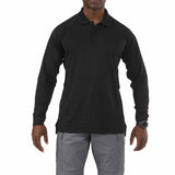 5.11 - PERFORMANCE L/S POLO-BLACK-2XL-CSI Tactical