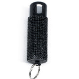 NATURAL OUTDOORS - 18% Pepper Spray GD 1/2 Oz. Luxury Black Keychain