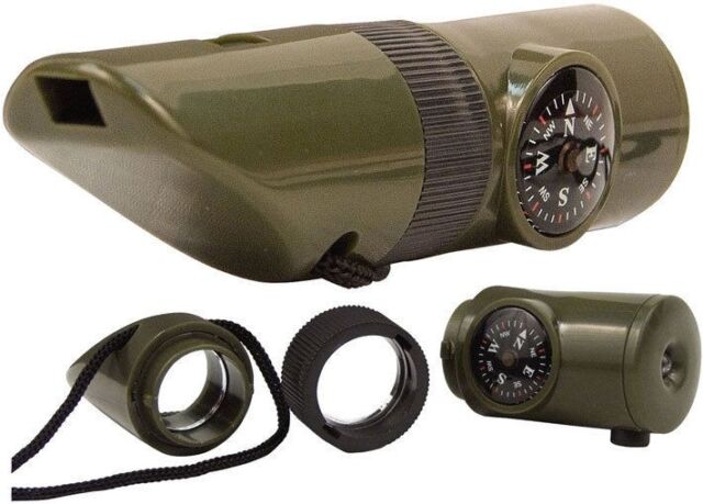 ROTHCO - Rothco 6-in-1 LED Survival Whistle Kit